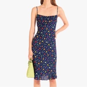 STAUD Bellini slip dress size 2